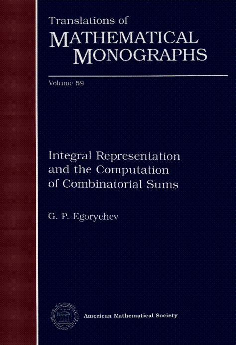 Integral representations thesis picture